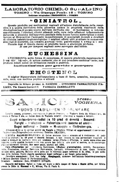 Arte ostetrica giornale per i medici e per le levatrici