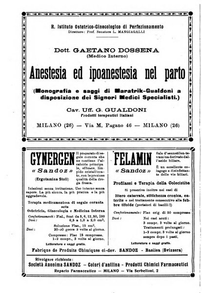 Arte ostetrica giornale per i medici e per le levatrici