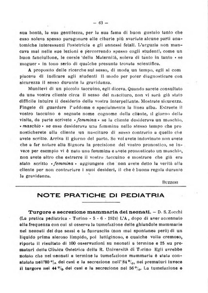 Arte ostetrica giornale per i medici e per le levatrici