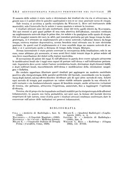 Radiologia e fisica medica. Sezione 2, Rassegna