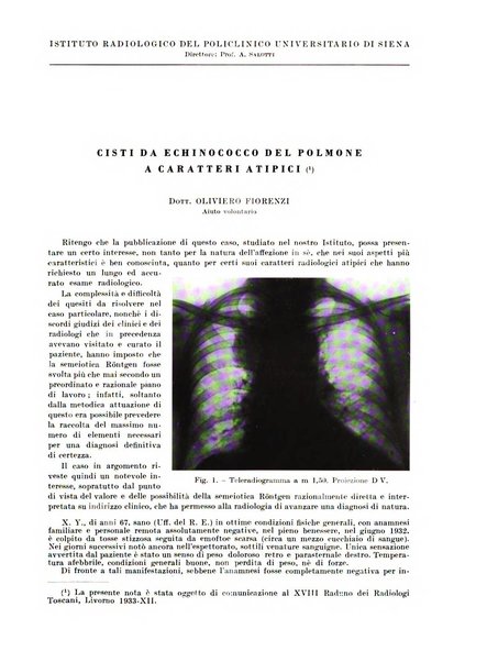 Radiologia e fisica medica. Sezione 2, Rassegna