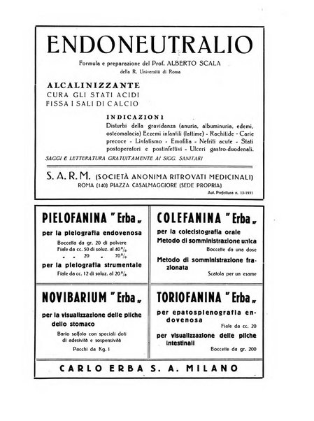 Radiologia e fisica medica. Sezione 2, Rassegna