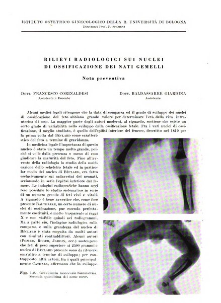 Radiologia e fisica medica. Sezione 2, Rassegna