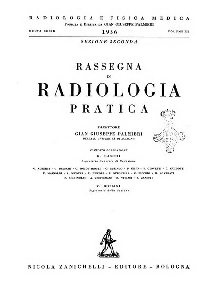 Radiologia e fisica medica. Sezione 2, Rassegna