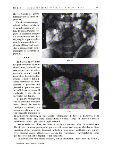 Radiologia e fisica medica. Sezione 2, Rassegna