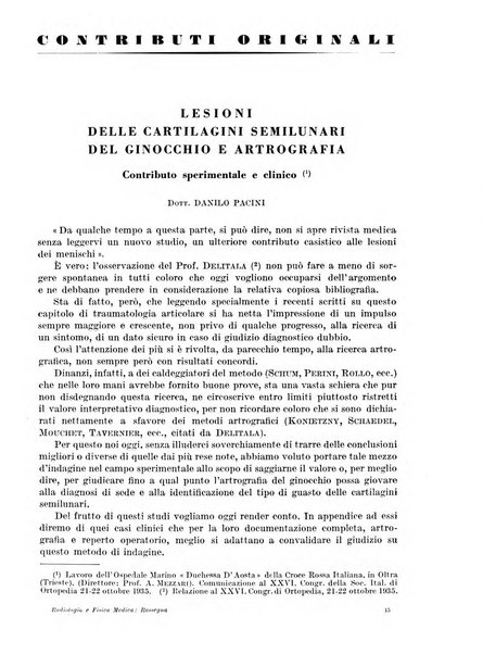 Radiologia e fisica medica. Sezione 2, Rassegna