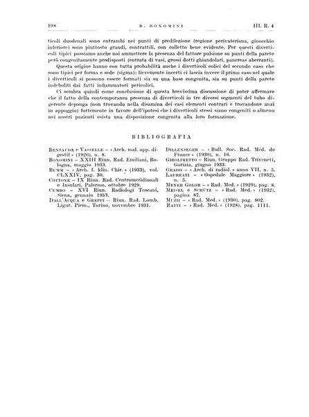 Radiologia e fisica medica. Sezione 2, Rassegna