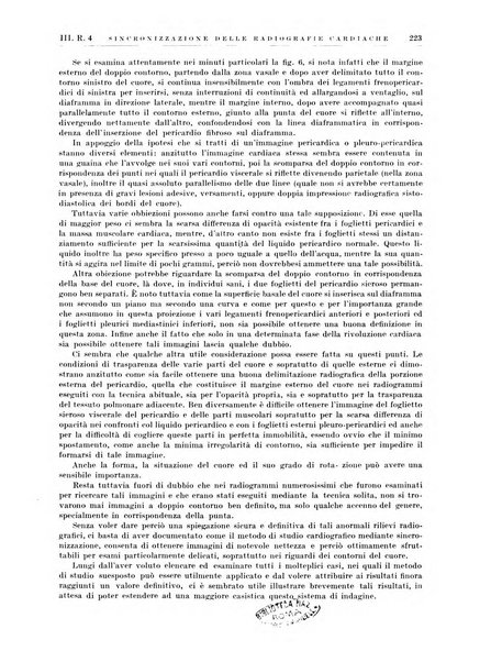 Radiologia e fisica medica. Sezione 2, Rassegna