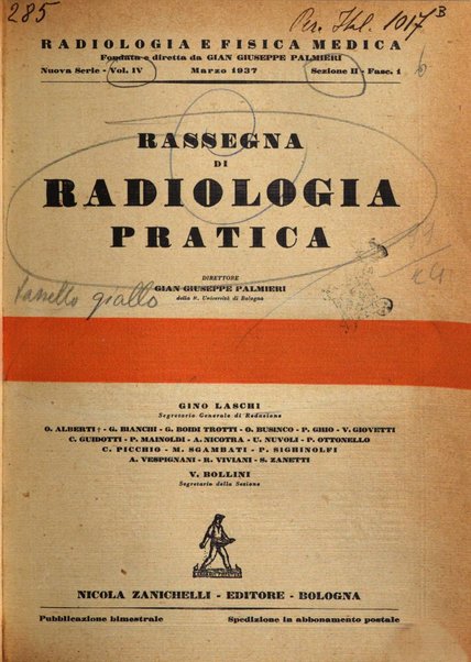 Radiologia e fisica medica. Sezione 2, Rassegna