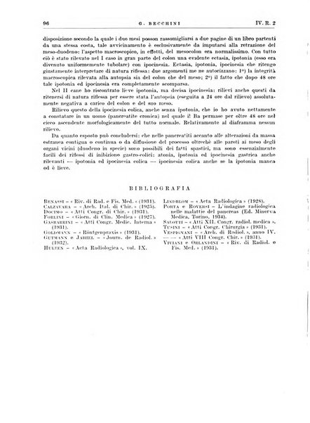 Radiologia e fisica medica. Sezione 2, Rassegna