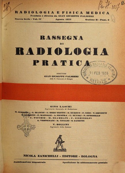 Radiologia e fisica medica. Sezione 2, Rassegna