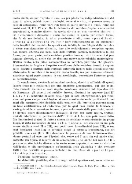 Radiologia e fisica medica. Sezione 2, Rassegna