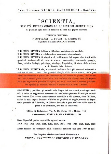 Radiologia e fisica medica. Sezione 2, Rassegna