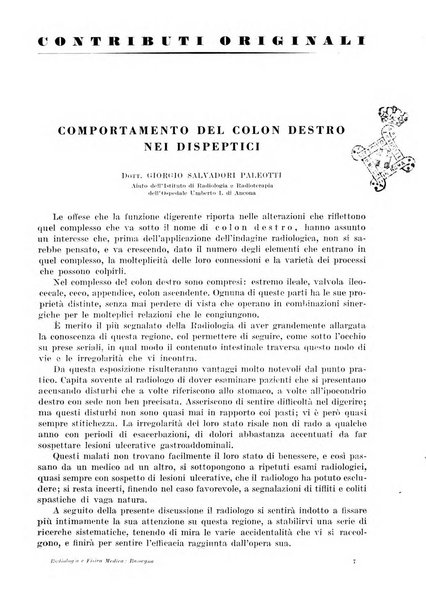 Radiologia e fisica medica. Sezione 2, Rassegna