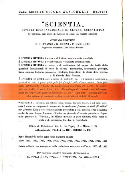 Radiologia e fisica medica. Sezione 2, Rassegna