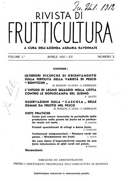 Rivista di frutticultura