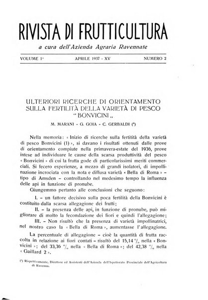 Rivista di frutticultura