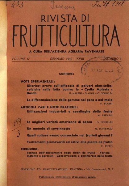 Rivista di frutticultura