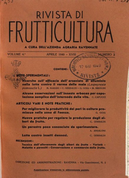 Rivista di frutticultura