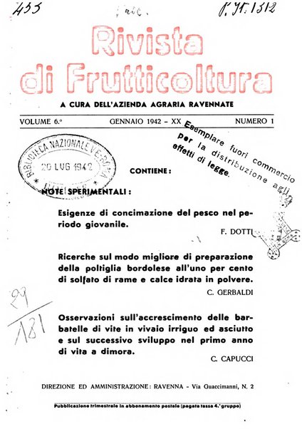 Rivista di frutticultura