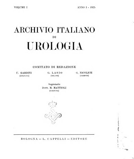 Archivio italiano di urologia