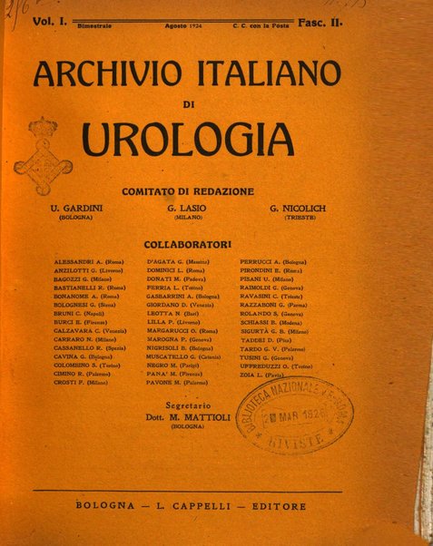 Archivio italiano di urologia