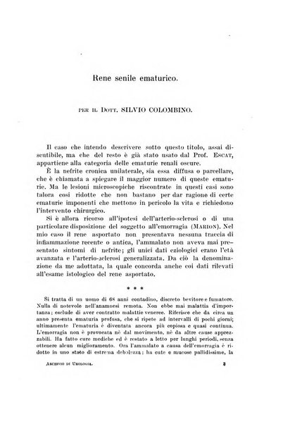 Archivio italiano di urologia