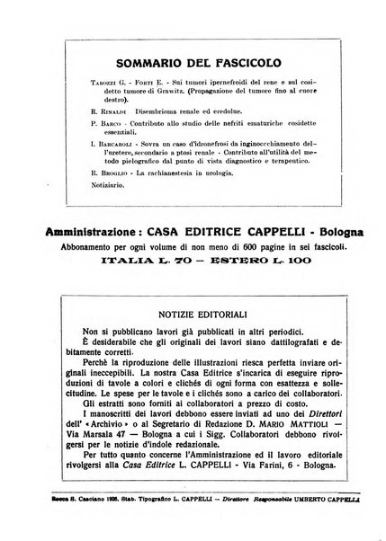 Archivio italiano di urologia