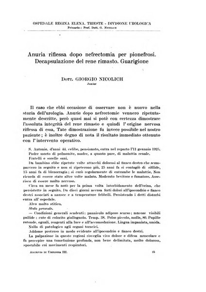 Archivio italiano di urologia