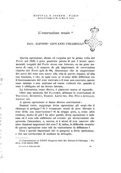 Archivio italiano di urologia