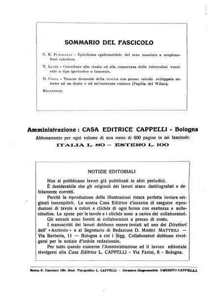 Archivio italiano di urologia