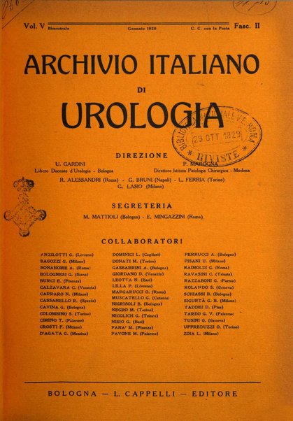 Archivio italiano di urologia