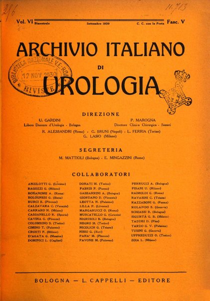 Archivio italiano di urologia