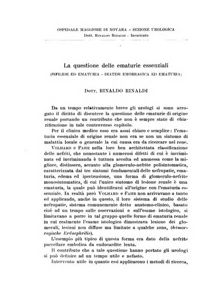 Archivio italiano di urologia