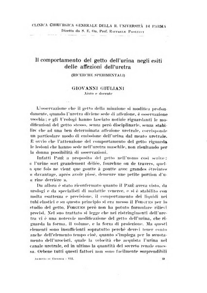 Archivio italiano di urologia