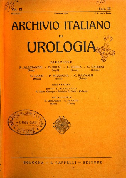 Archivio italiano di urologia