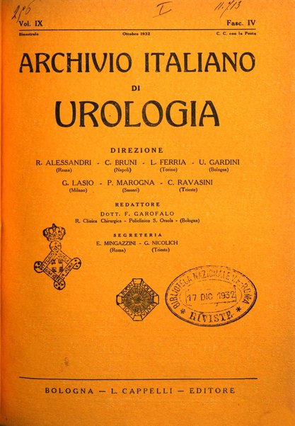 Archivio italiano di urologia