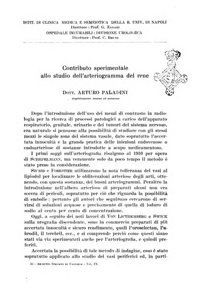 Archivio italiano di urologia