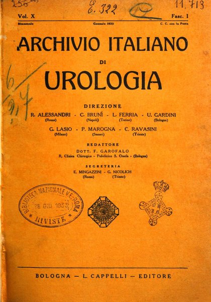 Archivio italiano di urologia