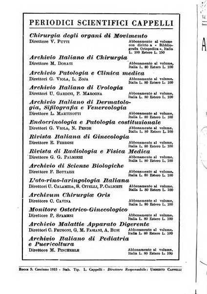 Archivio italiano di urologia