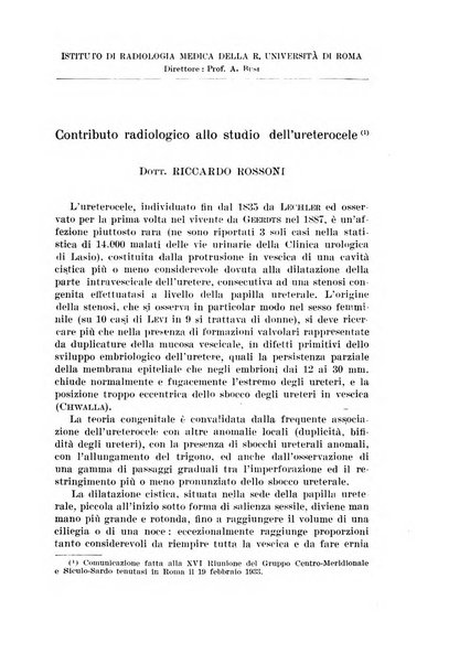 Archivio italiano di urologia