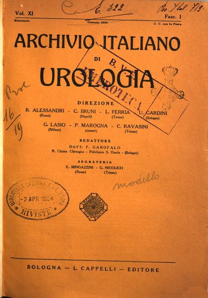 Archivio italiano di urologia