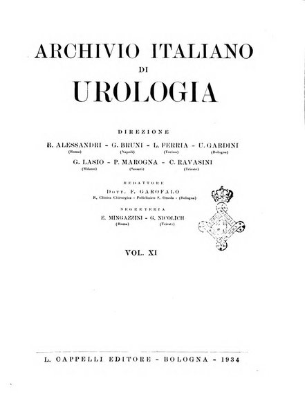 Archivio italiano di urologia