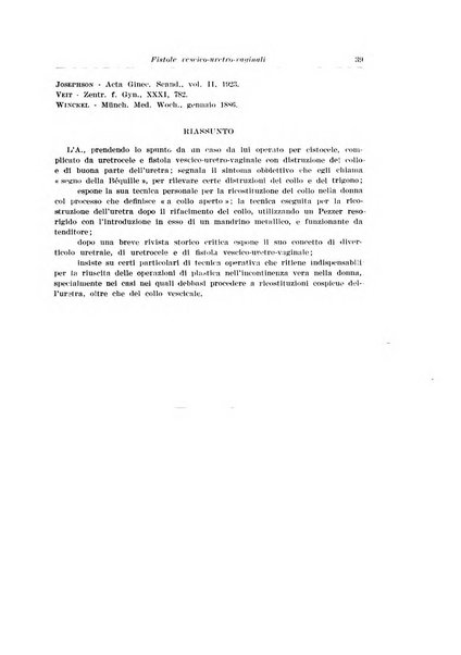 Archivio italiano di urologia