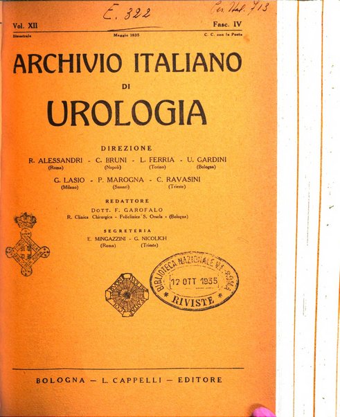 Archivio italiano di urologia