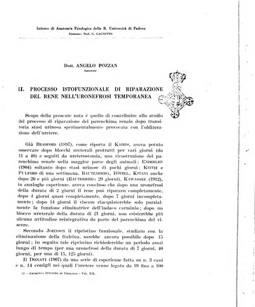 Archivio italiano di urologia