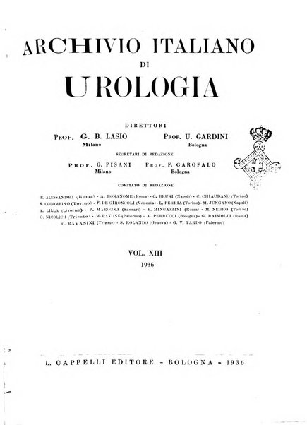 Archivio italiano di urologia