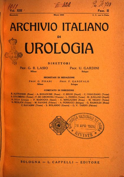 Archivio italiano di urologia