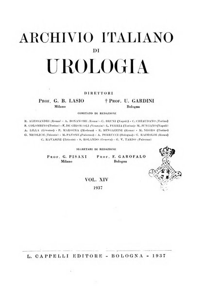 Archivio italiano di urologia