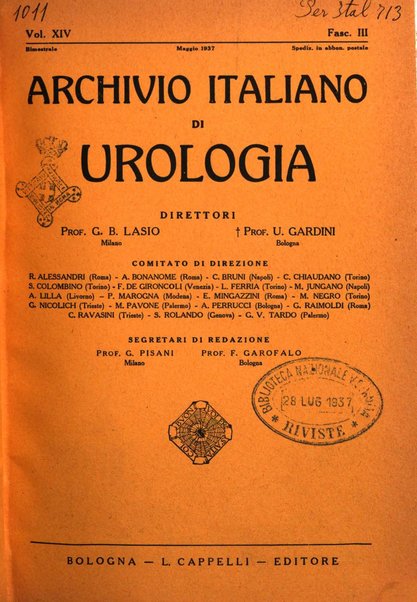 Archivio italiano di urologia